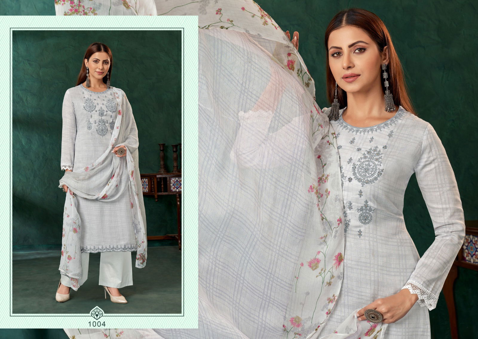 Aziza By ZSM Pure Cotton Pakistani Suit Catalog